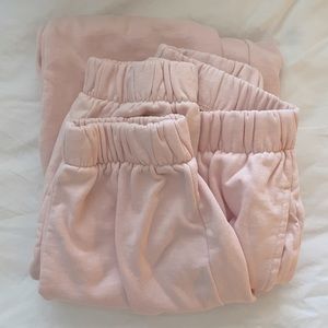 brandy melville pink sweatpants